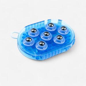 Jazdecká masážna rukavica modrá KERBL