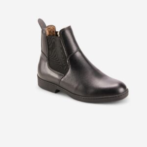 Jazdecká obuv 500 Warm - perká čierna FOUGANZA