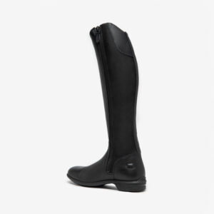 Jazdecké čižmy 560 unisex čierne FOUGANZA