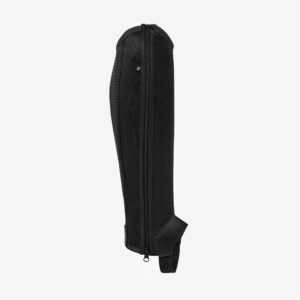 Jazdecké minichapsy 100 mesh čierne FOUGANZA