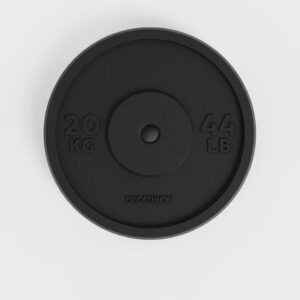Kotúč na posilňovanie 20 kg 28 mm liatinový CORENGTH