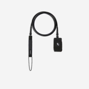 Leash Longboard 9' 500 s priemerom 7 mm čierny OLAIAN