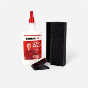 Lepidlo na poťahy a drevo pálky Tibhar 90 ml + 16 aplikátorov TIBHAR