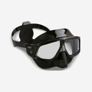 Maska na nádychové potápanie unisex Aqualung Sphera X čierna AQUALUNG