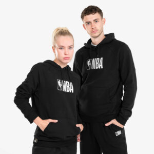 Mikina s kapucňou 900 NBA unisex čierna TARMAK