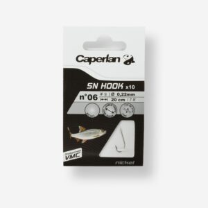 Montované rybárske háčiky SN Hook niklované CAPERLAN
