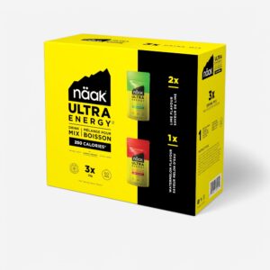 NÄAK Ultra Energy™ energetický nápoj melón limetka 3×72 g NAAK