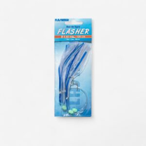 Nadväzec Flasher s 3 háčikmi č. 2/0 na morský rybolov FLASHMER