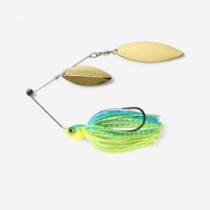Nástraha spinnerbait Spino PK 14 g modrá/žltozelená CAPERLAN