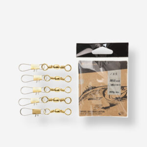 Obrtlík Rolling s karabínkou na morský rybolov z nehrdzavejúcej ocele CAPERLAN