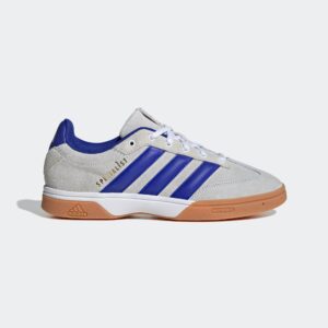 Obuv na hádzanú Spezialist sivo-modrá ADIDAS