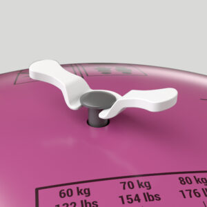 Odolná gymnastická lopta veľkosť 3 / 75 cm - ružová DOMYOS