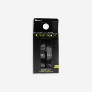 Omotávka na squash Grip Absorb 2 ks čierna PERFLY