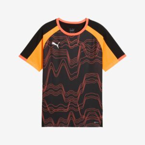 PUMA IndividualLIGA detský futbalový dres čierno-oranžový PUMA