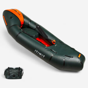 Packraft PR500 TPU nafukovací s vodotesným zipsom na rieku pre 1 osobu ITIWIT