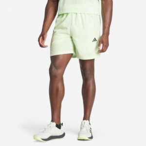 Pánske šortky na kardio fitnes zelené ADIDAS