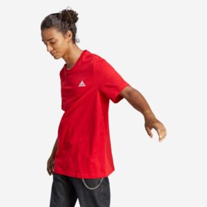 Pánske tričko na fitnes Soft Training červené ADIDAS