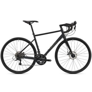 Pánsky cestný bicykel RC500 Microshift 9 rýchlostí sivý VAN RYSEL