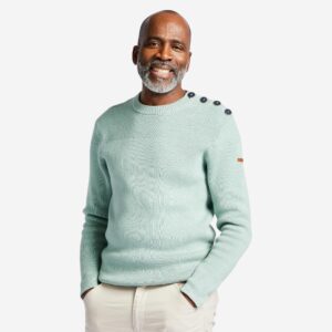 Pánsky námornícky sveter zelený TRIBORD