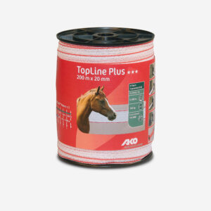 Páska na ohradu pre kone Top Line PLus biela