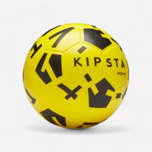 Penová futbalová lopta Ballground 500 V4 žlto-čierna KIPSTA