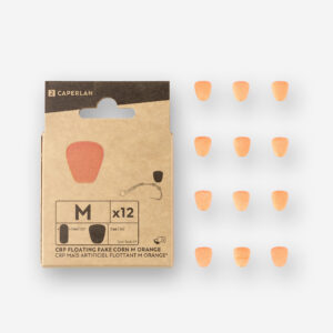 Plávajúca kukurica M oranžová na lov kaprov 12 ks CAPERLAN