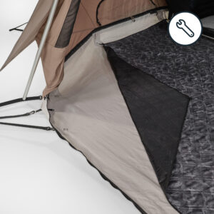 Podlaha – náhradný diel stanu Tepee 5.2 Polycoton QUECHUA