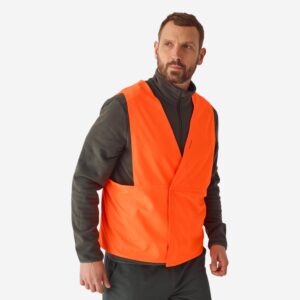 Poľovnícka reflexná vesta 100 oranžová SOLOGNAC