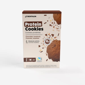 Proteínové sušienky čokoláda-oriešky 6 ks DECATHLON