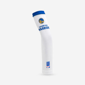 Rukávnik na basketbal NBA Golden State Warriors pre deti E500 biely TARMAK