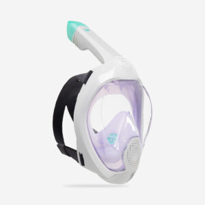 Šnorchlovacia maska Easybreath+ s ventilom fialová SUBEA