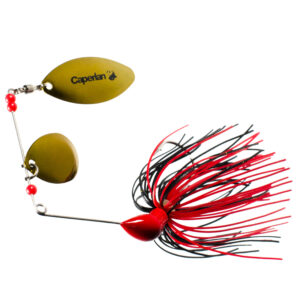 Spinnerbait Buckhan na lov na umelé nástrahy 16 g červeno-čierny CAPERLAN