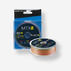 Splietaná šnúra z 8 vlákien MTX8 Multicolor 300 m/0