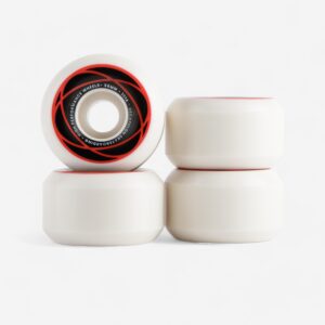 Súprava 4 WH500 koliesok na skateboard 54 mm 101A 4 ks kónické slonovinové DECATHLON