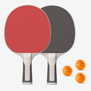 Súprava PPR 500 na stolný tenis 2 rakety + 3 loptičky PONGORI