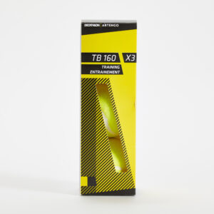 Tenisové loptičky TB160 3 ks žlté ARTENGO