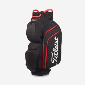 Titleist Stadry Cart 15 golfový bag na vozík čierno-červený TITLEIST