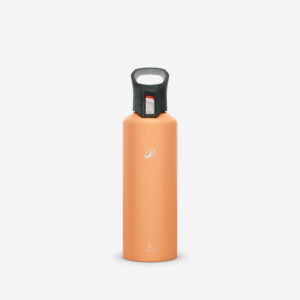 Tuistická fľaša 500 hliníková 1 l rýchlouzáver oranžová QUECHUA