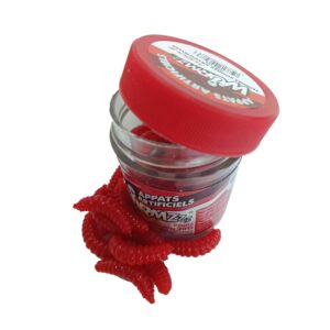 Umelá nástraha na lov pstruha červené larvy 20 g DUDULE