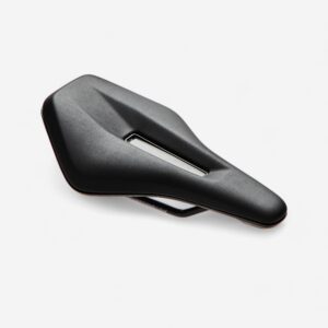 Unisex sedlo Confort na cestný / gravelový / horský bicykel 145 mm DECATHLON