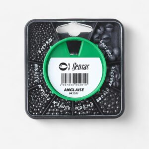 Záťaže na plávanú/anglický/quiver/bolonský spôsob Škatuľka s olovkami Sensas GB SENSAS