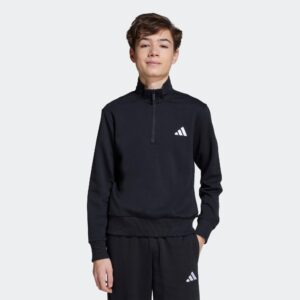 Sweat zippé enfant - noir ADIDAS