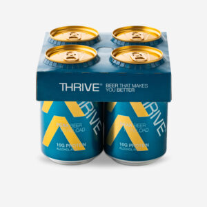 THRIVE nealkoholické proteínové pivo 4 ks THRIVE