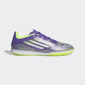 ADIDAS F50 Club futsalové halovky fialovo-zelené ADIDAS