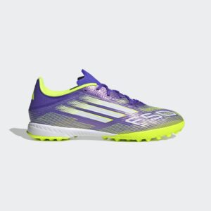 ADIDAS F50 League TF turfy fialovo-zelené ADIDAS