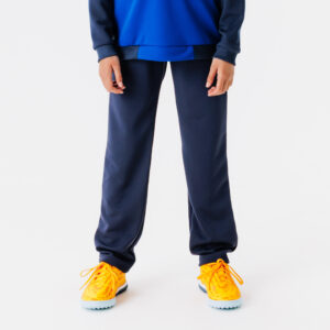 Detské futbalové nohavice Essentiel Club tmavomodré KIPSTA