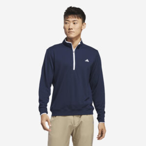 ADIDAS Conavy ľahká golfová bunda na krátky zips tmavomodrá ADIDAS