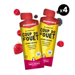 Energetický gél Coup de fouet lesné ovocie 4×34 g OVERSTIM.S